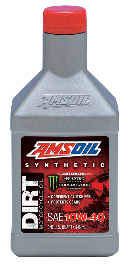 Amsoil - Motor Oil - 10W-40 Synthetic Dirt Bike Oil 
